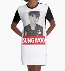 Wanna One - Sungwoo Graphic T-Shirt Dress