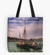 Polruan at Dusk Tote Bag