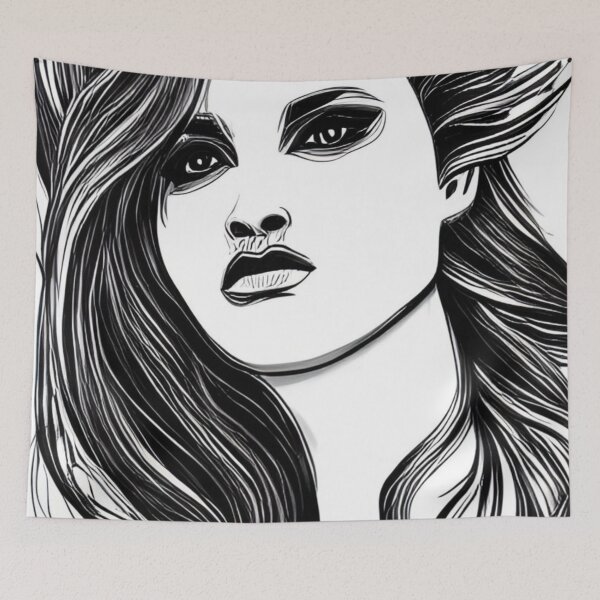 Item preview, Black and White Woman designed and sold by ~.
