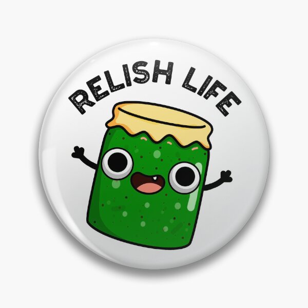 Item preview, Relish Life Funny Food Puns  designed and sold by punnybone.