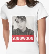 Wanna One - Sungwoon Women's Fitted T-Shirt