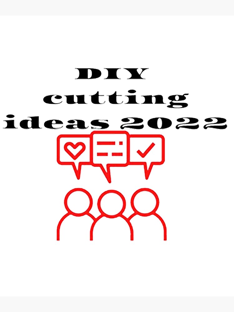 Disover DIY CUTTING IDEAS 2022 Premium Matte Vertical Poster