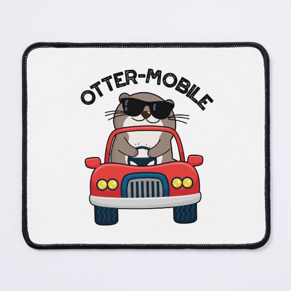 Item preview, Otter-mobile Funny Car Puns  designed and sold by punnybone.