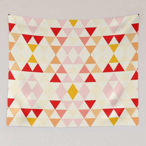 Item preview, Simple Modern Triangle Seamless Pattern, Peach Pink designed and sold by MyArt23.
