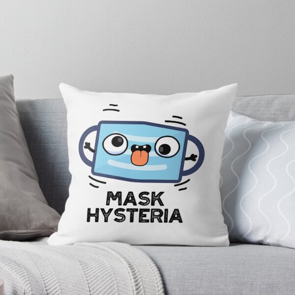 Item preview, Mask Hysteria Funny Mask Puns  designed and sold by punnybone.