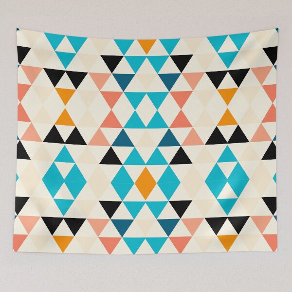 Item preview, Simple Modern Triangle Seamless Pattern, Peach Pink designed and sold by MyArt23.