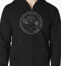 NPPA OLD SCHOOL LOGO Zipped Hoodie
