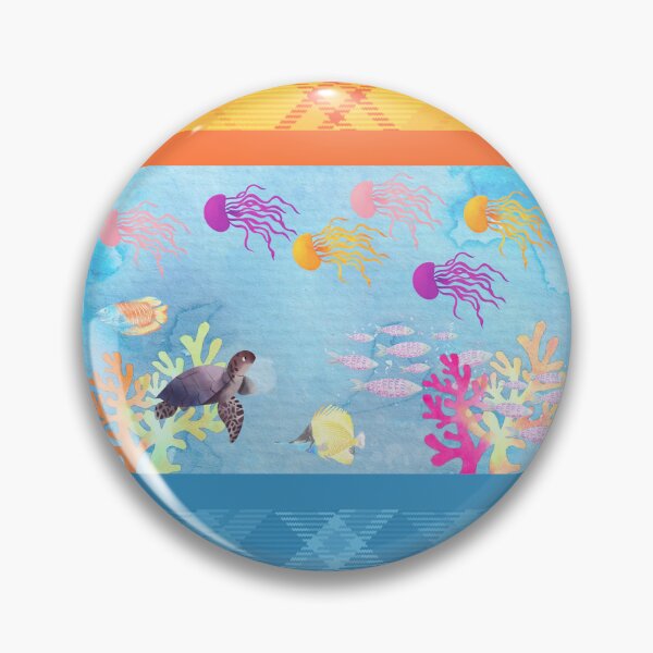 Item preview, Plaid Under the Sea designed and sold by SimplyMe-Plus.