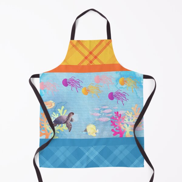 Item preview, Plaid Under the Sea designed and sold by SimplyMe-Plus.