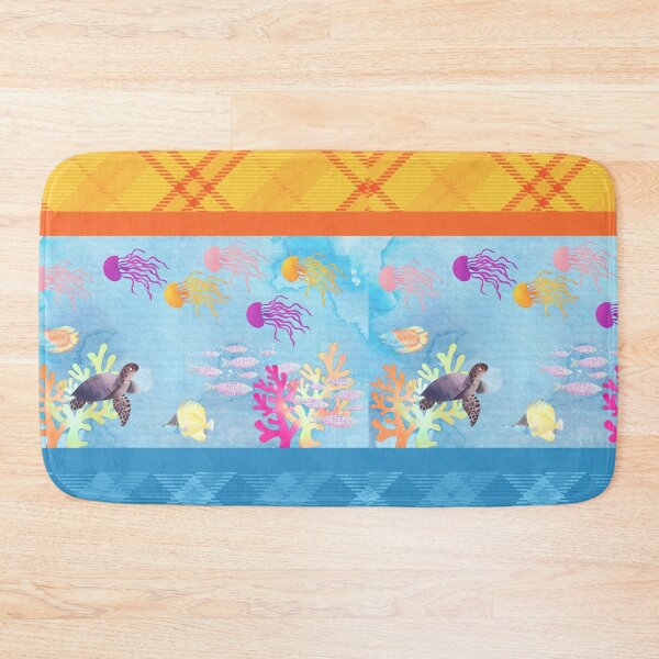 Item preview, Plaid Under the Sea designed and sold by SimplyMe-Plus.