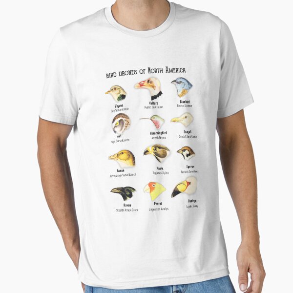 Item preview, bird drones of North America Cute Bird Lovers designed and sold by donnaeeqs624.