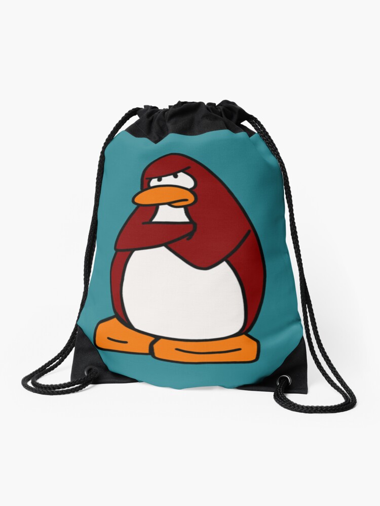 Mochila saco «Club Penguin gran meme rojo» de DauinzedMKA | Redbubble