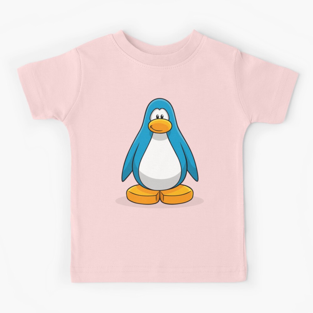 Roblox Penguin Tee Shirts Club Penguin Blue Penguin Kids T-Shirt