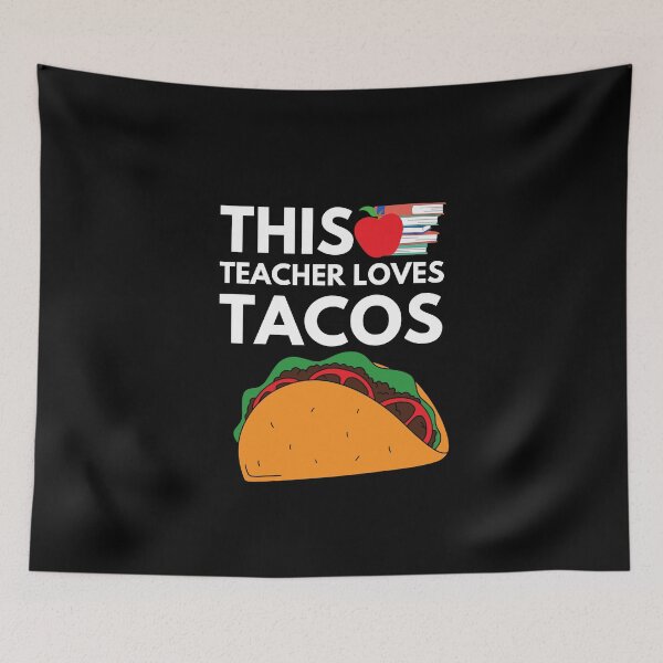 Item preview, This Teacher Loves Tacos - Teachers Tacos lovers gift designed and sold by MouDantArts.