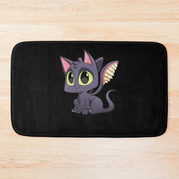 Baby Displacer Beast - Cute D&D Adventures Sticker Bath Mat