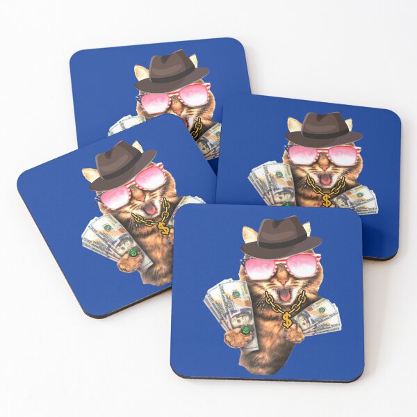 Item preview, Funny Cute Cat With Funky Glasses N3 designed and sold by iziskosmos.