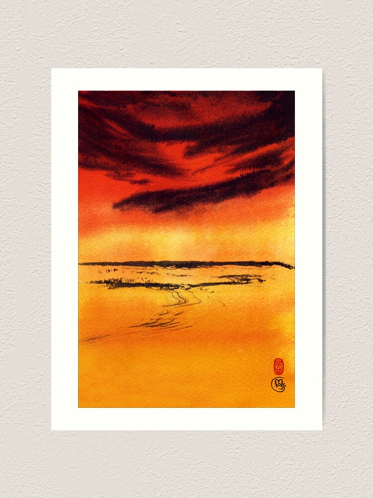 Alternate view of Desert Heat Art Print