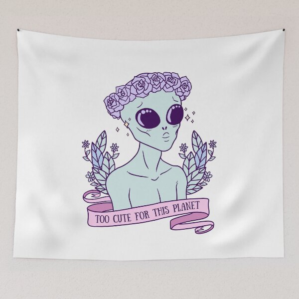 Item preview, Too Cute For This Planet designed and sold by JKWArtwork.