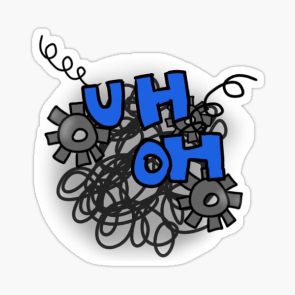 Uh Oh Spaghettios Sticker for Sale by meikreibich