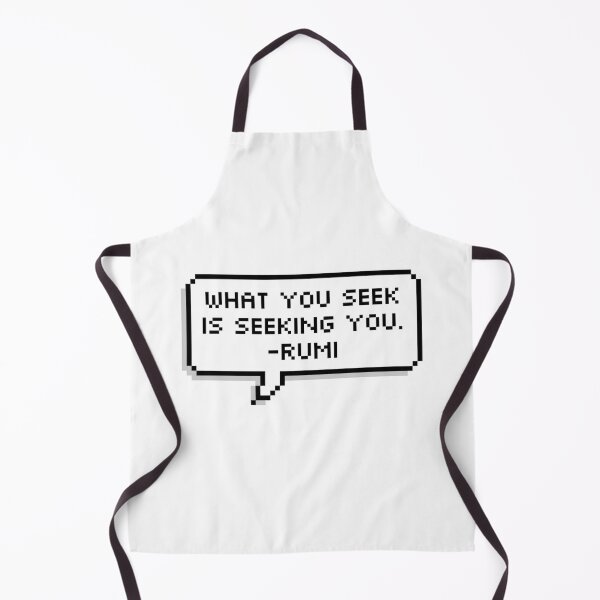 Item preview, What You Seek Is Seeking You - Rumi Poetry, Pixelated Bubble designed and sold by Ellodee.
