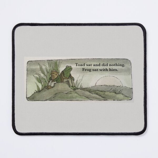 Item preview, Toad sat and did nothing. Frog sat with him. designed and sold by PoeTatoes.