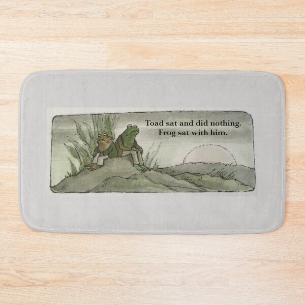 Item preview, Toad sat and did nothing. Frog sat with him. designed and sold by PoeTatoes.