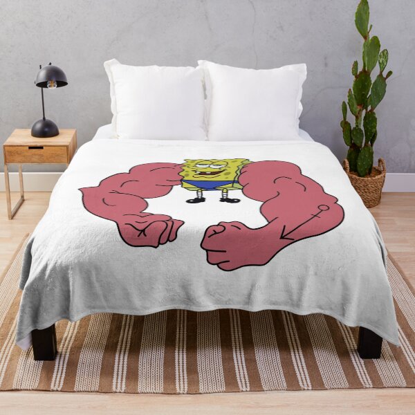 Vista previa del artículo con la obra «Pantalones Muscle Bob Buff», diseñado y vendido por CheesyPoodle.