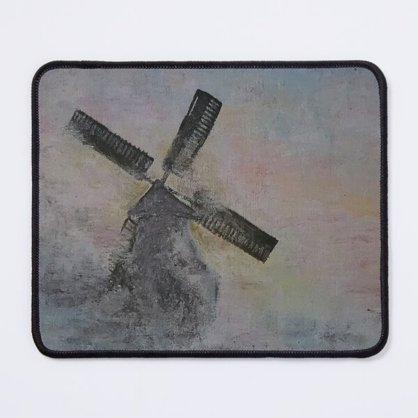 Item preview, Windmill in a sunset fog designed and sold by EricaBitektine.