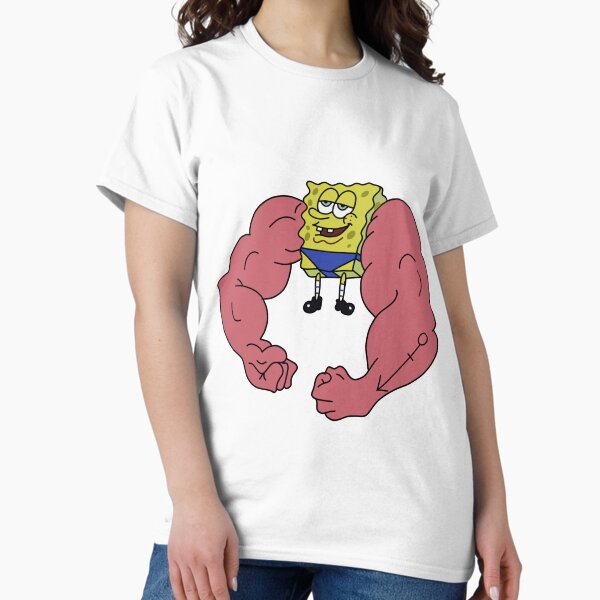 Vista previa del artículo con la obra «Pantalones Muscle Bob Buff», diseñado y vendido por CheesyPoodle.
