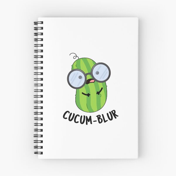 Item preview, Cucum-blur Funny Cucumber Puns  designed and sold by punnybone.