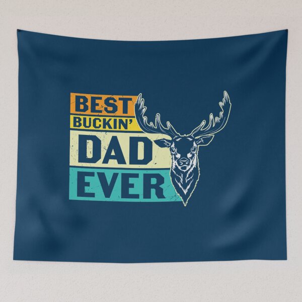 Item preview, Best Bucking Dad Ever Retro Hunting   designed and sold by MEDARTWORK.