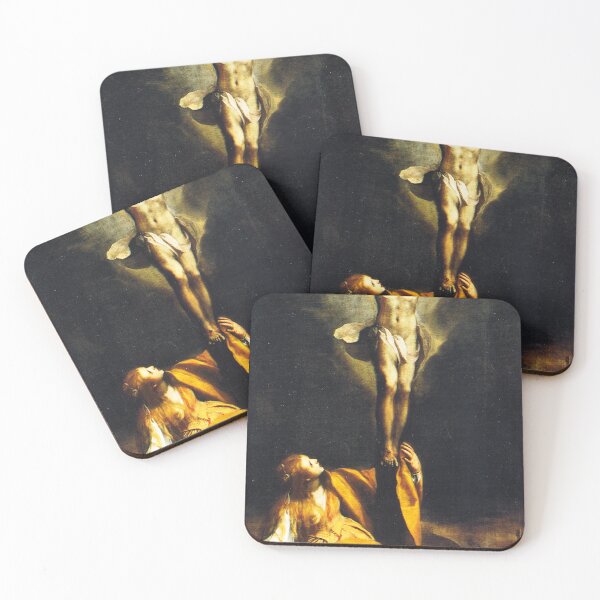 Item preview, Mary Magdalene at the Foot of the Cross,  by Italian Renaissance Painter designed and sold by IlluminatedPage.