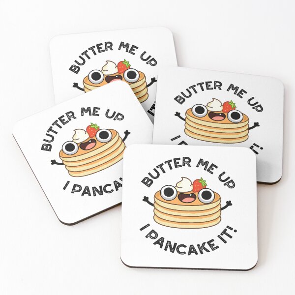 Item preview, Butter Me Up I Pancake It Funny Food Puns   designed and sold by punnybone.