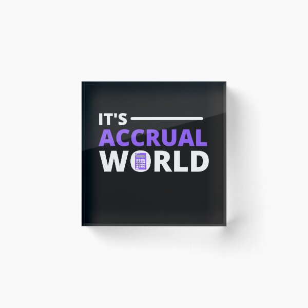 Item preview, It's accrual world designed and sold by TomorrowQuotes.