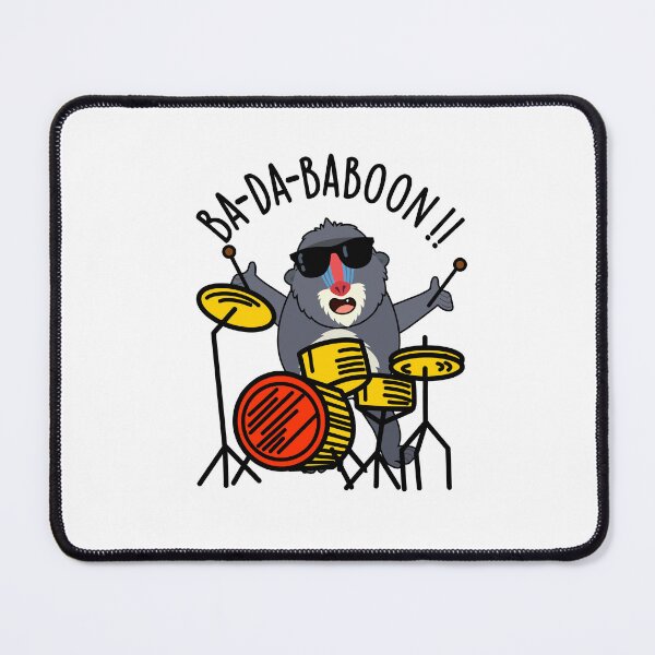 Item preview, Ba-da-ba-boon Funny Baboon Puns  designed and sold by punnybone.