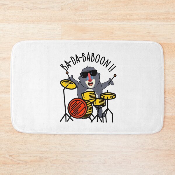 Item preview, Ba-da-ba-boon Funny Baboon Puns  designed and sold by punnybone.