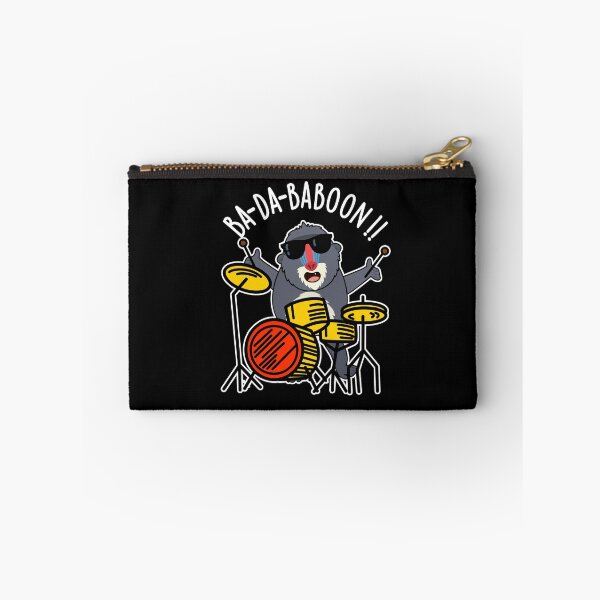 Item preview, Ba-da-ba-boon Funny Baboon Puns (Dark BG) designed and sold by punnybone.