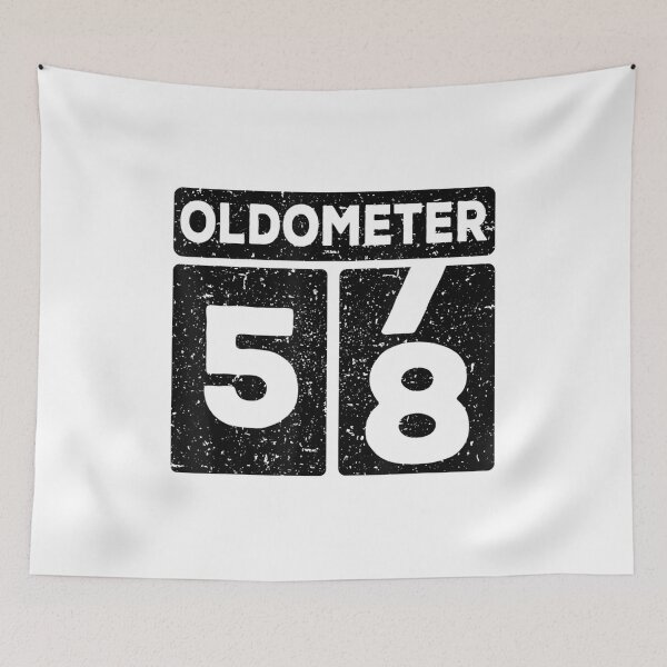 Item preview, Oldometer 57-58 | 58th Birthday Funny Gift designed and sold by Axelhellquis.