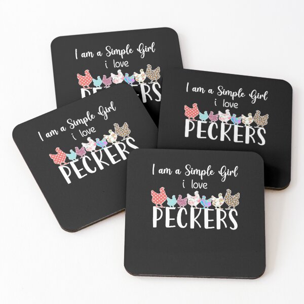 Item preview, I Am A Simple Girl I Love Peckers vintage funny cute cool designed and sold by beckadamr.