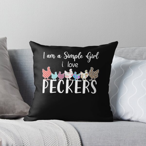 Item preview, I Am A Simple Girl I Love Peckers vintage funny cute cool designed and sold by beckadamr.