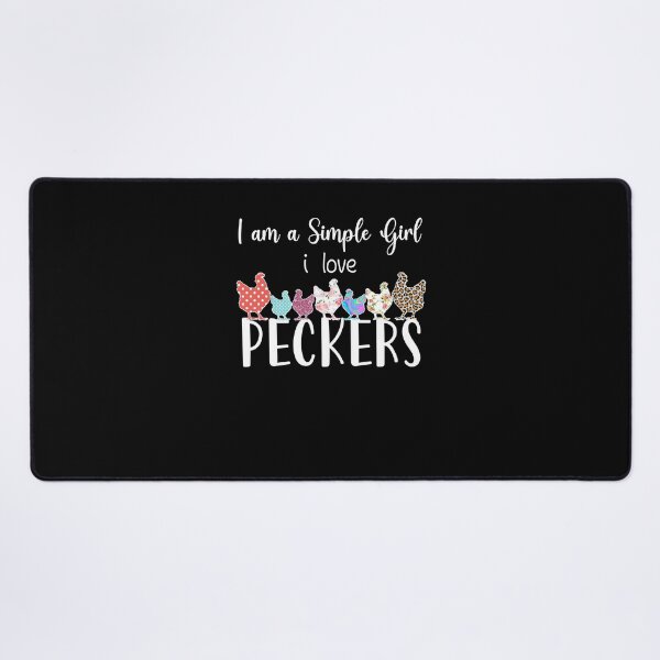Item preview, I Am A Simple Girl I Love Peckers vintage funny cute cool designed and sold by beckadamr.