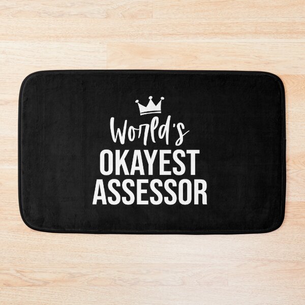 Item preview, World's Okayest Assessor: Funny Tax Assessor Gift designed and sold by Adexyl.