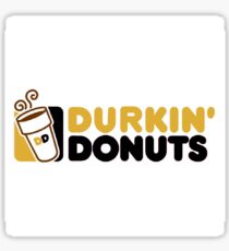 Durkin Donuts Gold Sticker