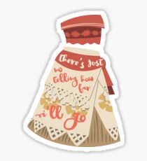 Wie weit ich gehen werde Sticker