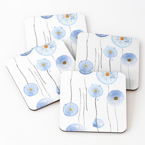 Item preview, blue abstract dandelion 2  designed and sold by ColorandColor.