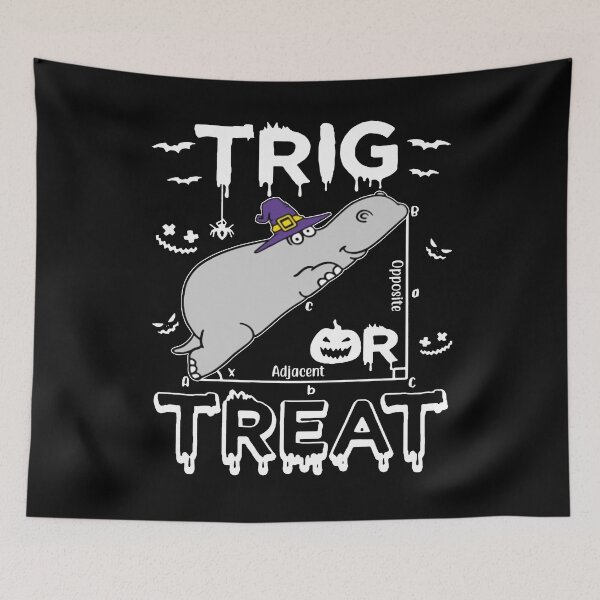 Item preview, Trig or treat math halloween teacher funny ghost designed and sold by beckadamr.