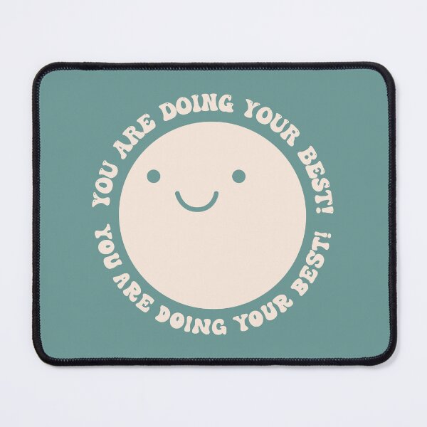Item preview, You Are Doing Your Best! Groovy Cute Smiley face  designed and sold by bolimj.