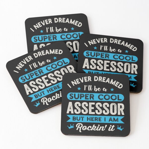 Item preview, I Never Dreamed I'll Be A Super Cool Assessor: Funny Tax Assessor Gift designed and sold by Adexyl.