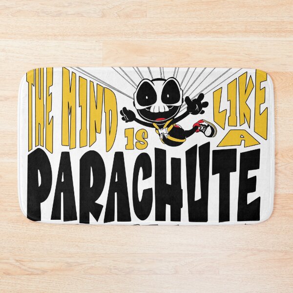 Item preview, The Mind is like a Parachute does not works if is not open phrase Death in Love of Life designed and sold by Dakoraykoto.