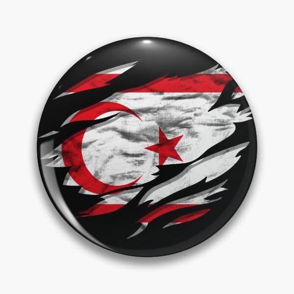Artikelvorschau, Ripped Rip Open Northern Cyprus Flag Palm entworfen und verkauft von rafaeltto.